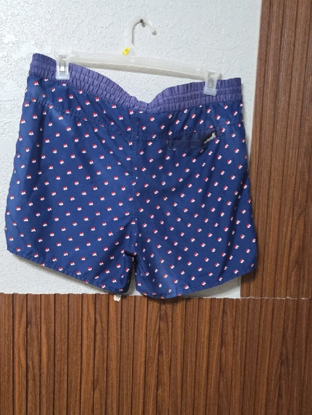 Oceano Men's Nautical Sailboat Swim Trunks Blue Board Shorts Xlarge Sz [1283]